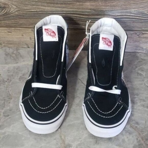 New Vans Sk8 Hi Moca Womens Sneakers Size 7 High Tops DEADSTOCK Artsy Streetwear - Picture 4 of 9